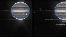 Telescopio James Webb capta impresionantes imágenes de Júpiter 