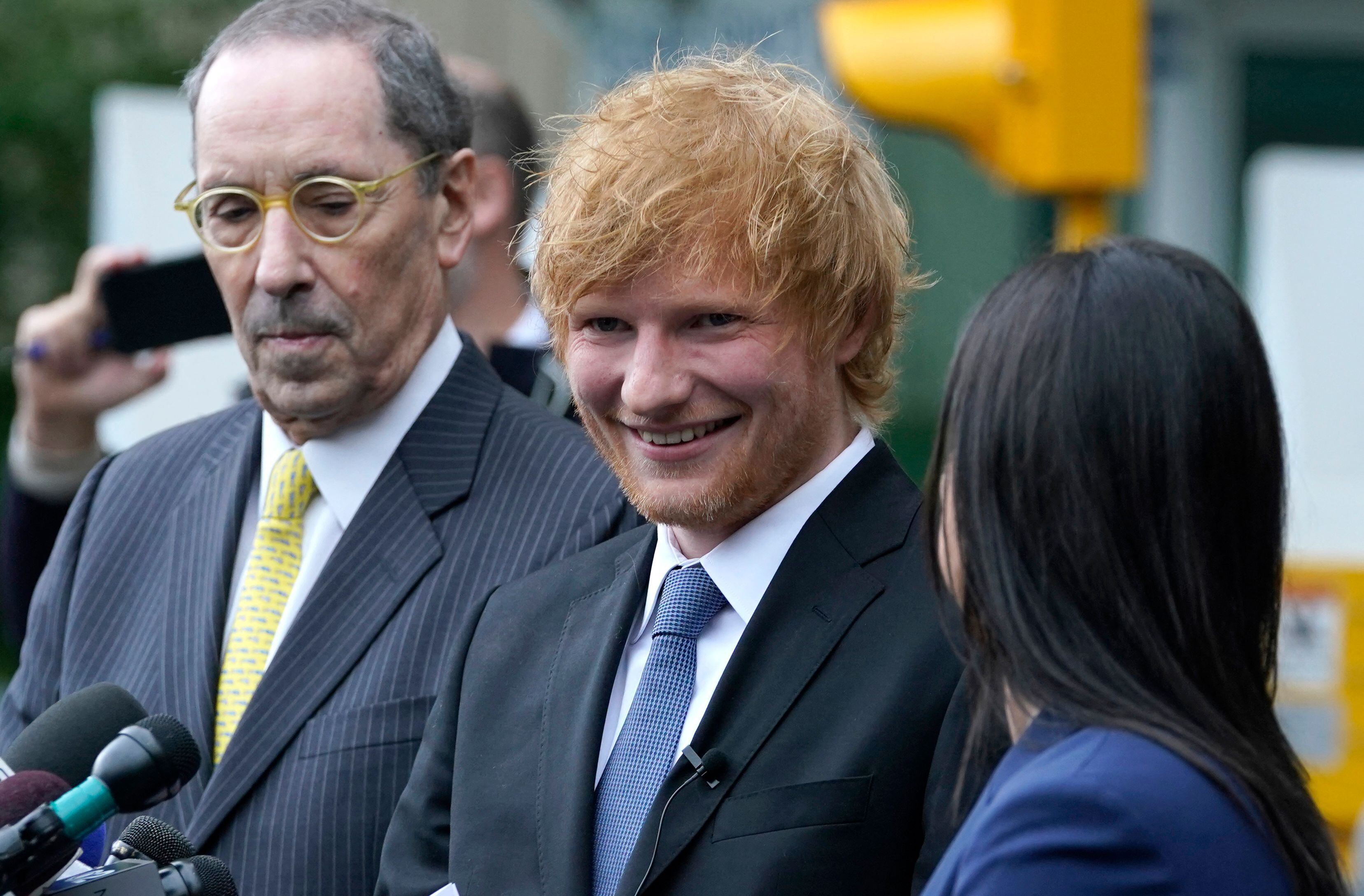 El cantautor británico Ed Sheeran se mostró muy feliz luego del fallo a su favor en el juicio por plagio.