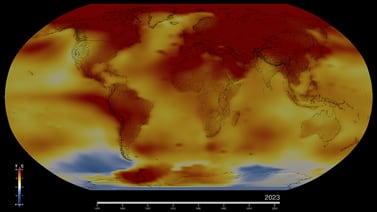 NASA confirma 2023 como el año más caliente desde que se tienen registros