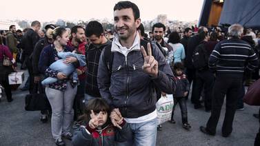 La ola de  inmigración también  llega a costas de Grecia