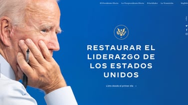 Equipo de transición de Biden y Harris lanza sitio oficial que detalla primeras acciones del próximo mandato
