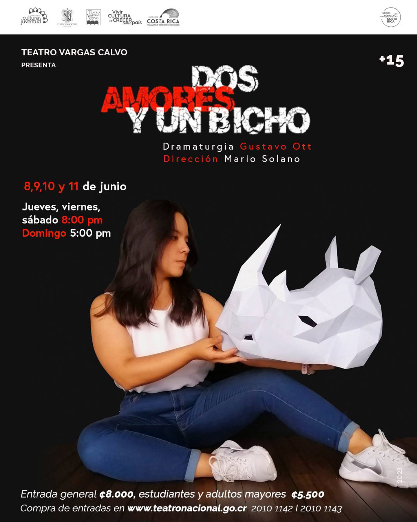 "Dos amores y un bicho" es una obra de teatro que se presentará del 8 al 11 de junio. Facebook.