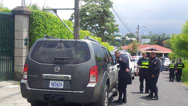 Policía investiga secuestro de extranjero en Escazú