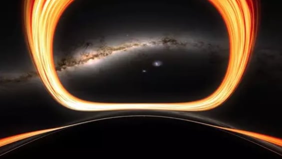 La NASA compartió en la plataforma YouTube los videos que simulan la experiencia de caer en un agujero negro.