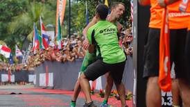 Leonardo Chacón fue una de las víctimas de la ferocidad del Ironman 70.3 Costa Rica