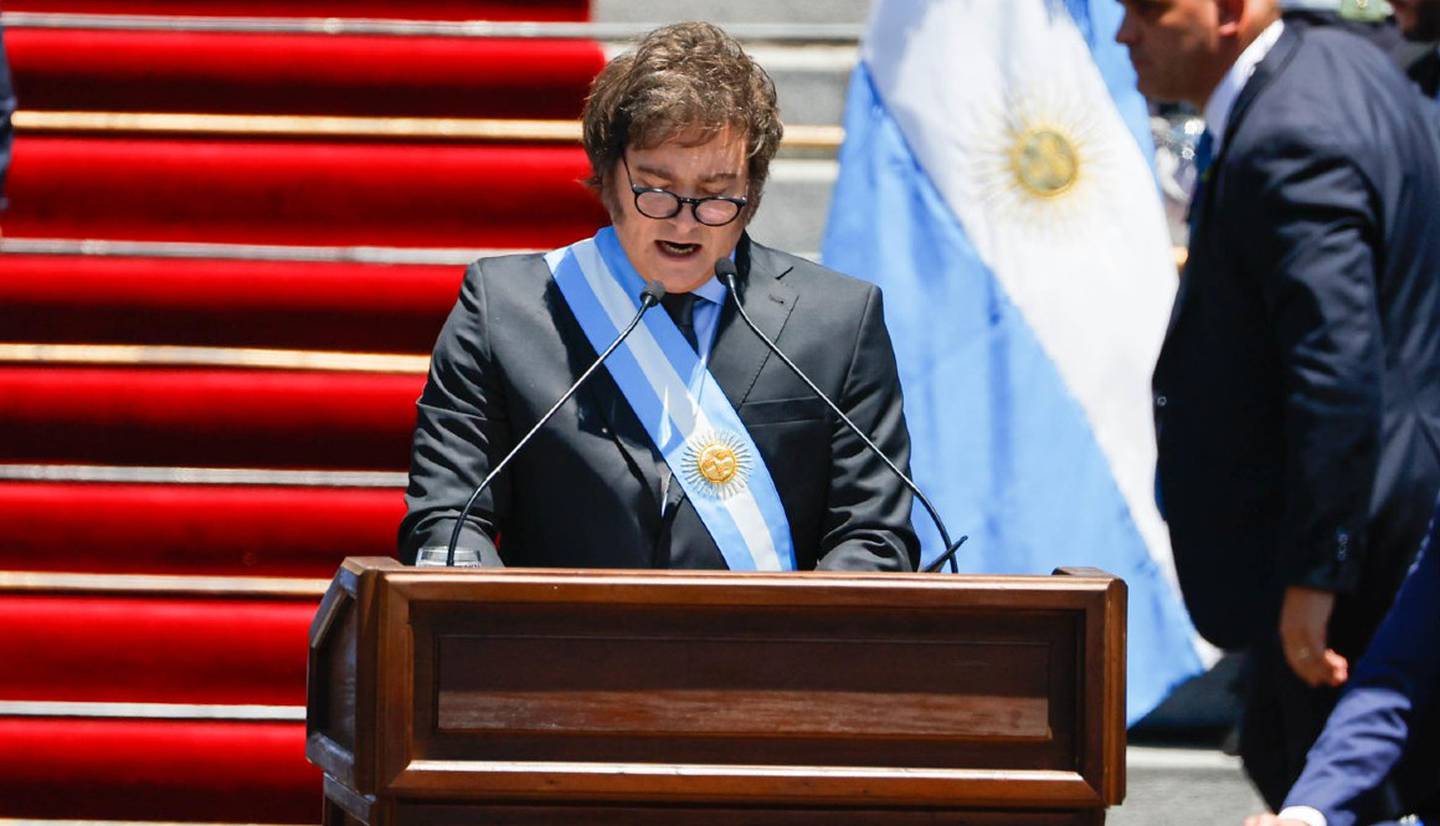 Javier Milei, nuevo presidente de Argentina.