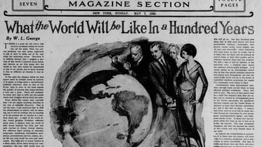 Periódico de 1922 publicó cómo sería el mundo en el 2022, ¿acertó?