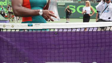   Serena Williams feliz con su sétimo título 
