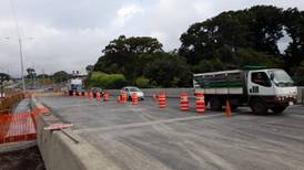 Rehabilitado parcialmente paso por autopista General Cañas 