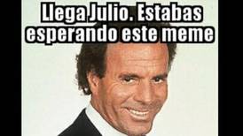 Julio Iglesias sobre los memes del sétimo mes del año: ‘Me muero de risa’