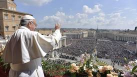 Papa Francisco implora por paz en Siria en celebración del Domingo de Pascua