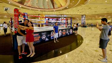 El boxeo en Las Vegas es pasión, dinero y broncas