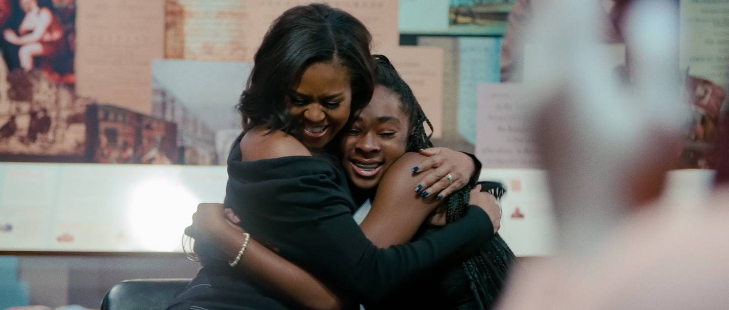 Documental 'Becoming'  de Michelle Obama. Fotografía: Netflix para La Nacióm