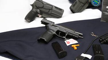 Ministerio de Seguridad adquiere 1.980 pistolas, valoradas en ¢1.430 millones 