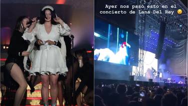 Caos en concierto de Lana del Rey en México: asistentes caen como fichas de dominó