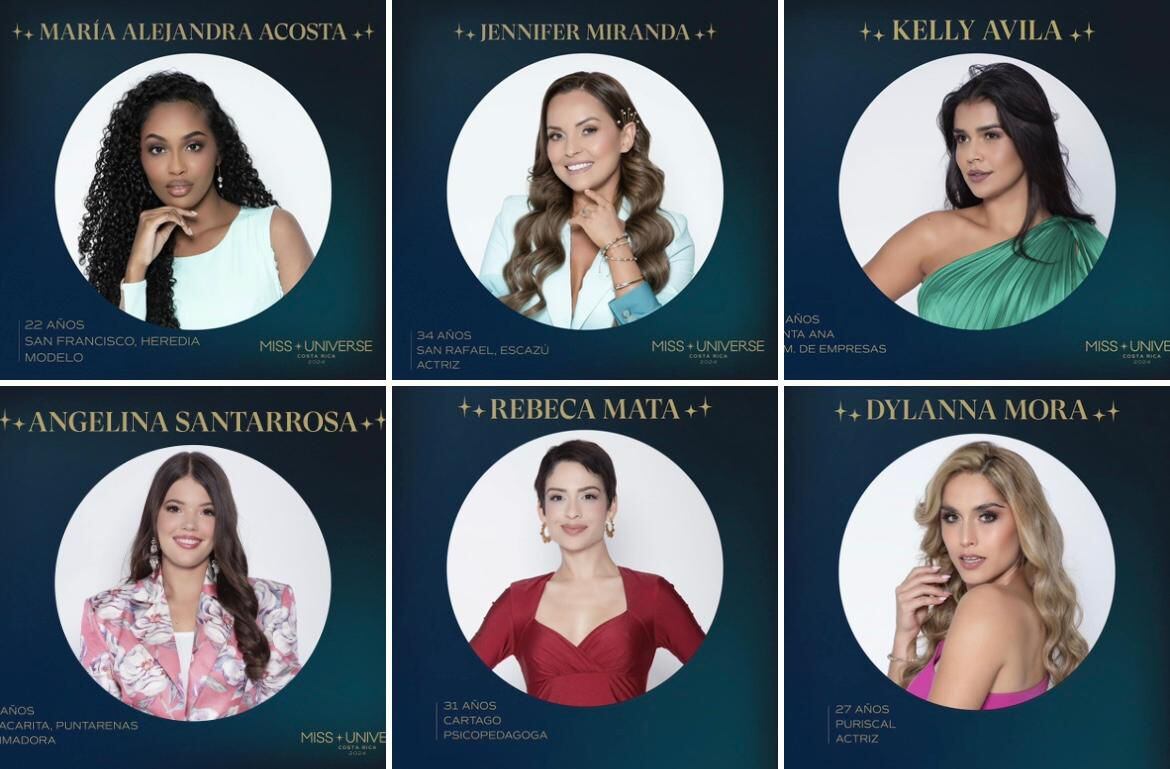Estas son algunas de las 40 precandidatas que buscan la corona del Miss Universe Costa Rica. 