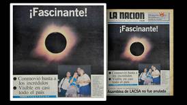 #Yoestabaen: Ticos recuerdan cómo vivieron el eclipse de Sol hace 25 años