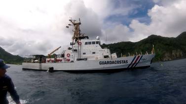 Servicio de Guardacostas regresó a la isla del Coco tras cuatro años de ausencia