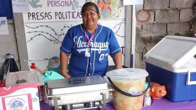 Doña Ana Iris Bermúdez es una emprendedora que llegó huyendo de Nicaragua