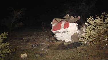 Aparecen las primeras imágenes de los restos del avión que se estrelló en Malí