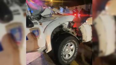 Policías heridos tras colisión entre patrulla y tráiler en Pavas