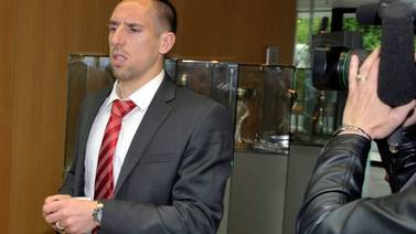 Ribéry llega a la sede de la UEFA para defender el recurso de su caso