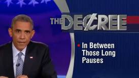 Barack Obama asume rol de presentador televisivo y se burla de sí mismo