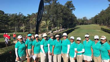 Equipo femenino de Costa Rica marcha con buen paso en el Centroamericano Amateur de Golf