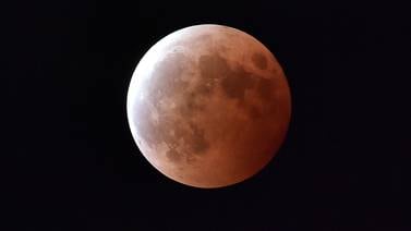 Rojo eclipse de Luna