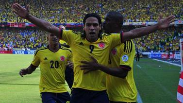 Colombia golea 4-0 a Uruguay con gol de Falcao