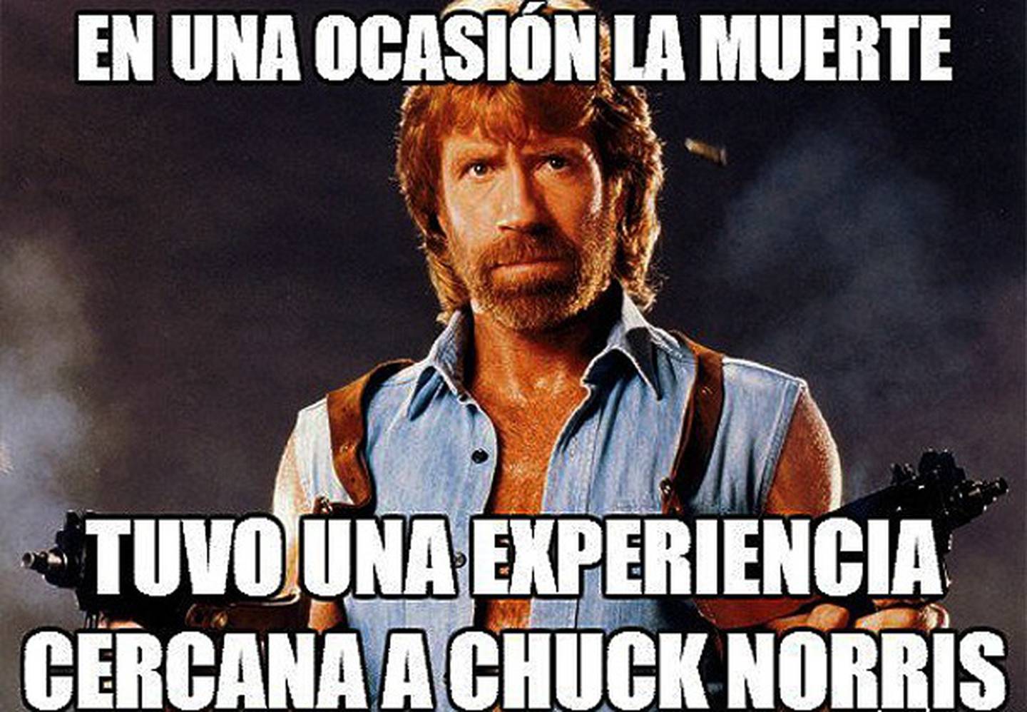 Este es uno de los tantos memes que inundaron Internet en los 2000 en relación con Chuck Norris. Foto: Twitter