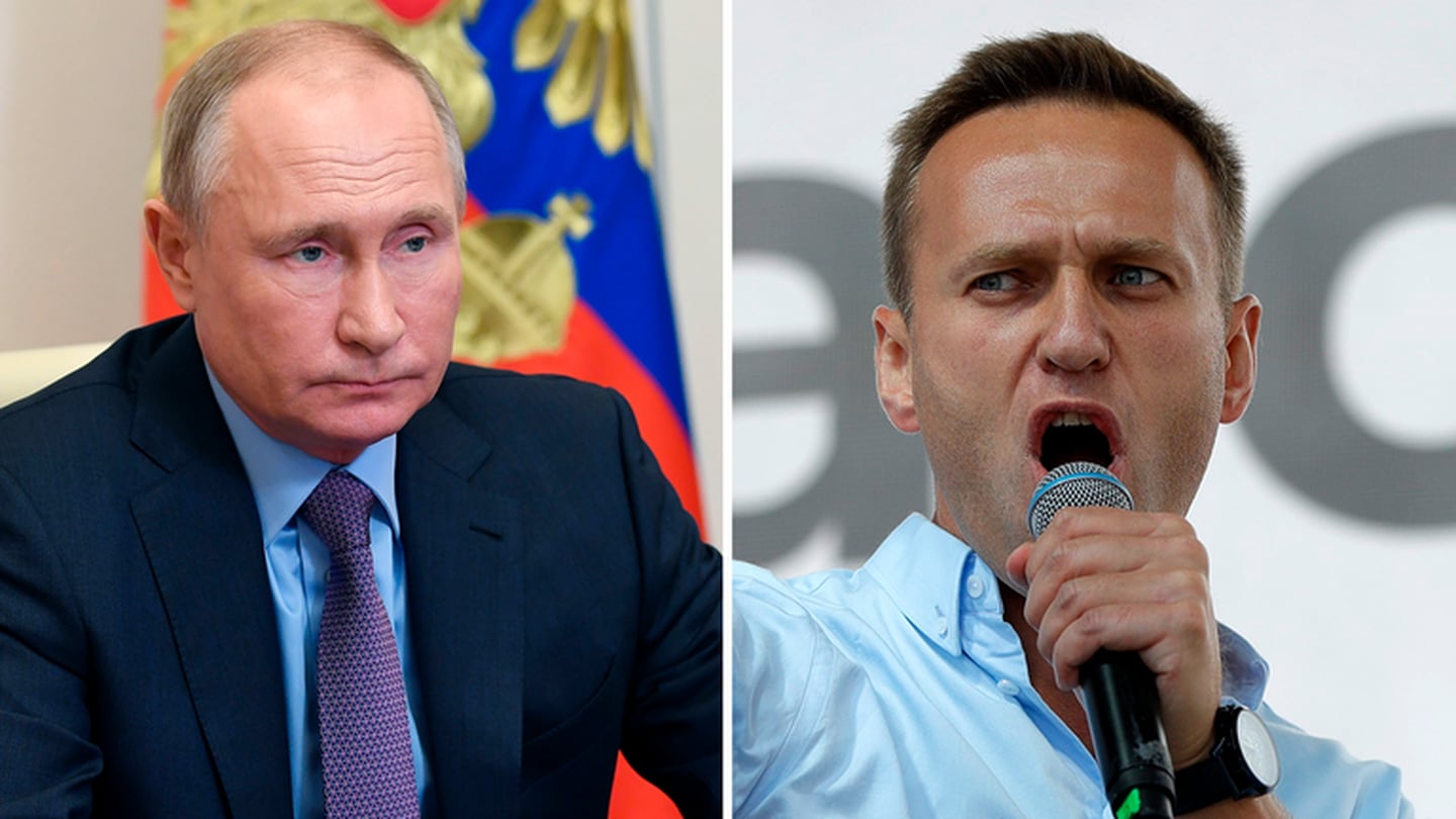 Durante las audiencias y en mensajes difundidos a través de sus abogados, Alexéi Navalni no cesó de denunciar a Vladimir Putin, a quien describió como un 'abuelo escondido en un búnker'.