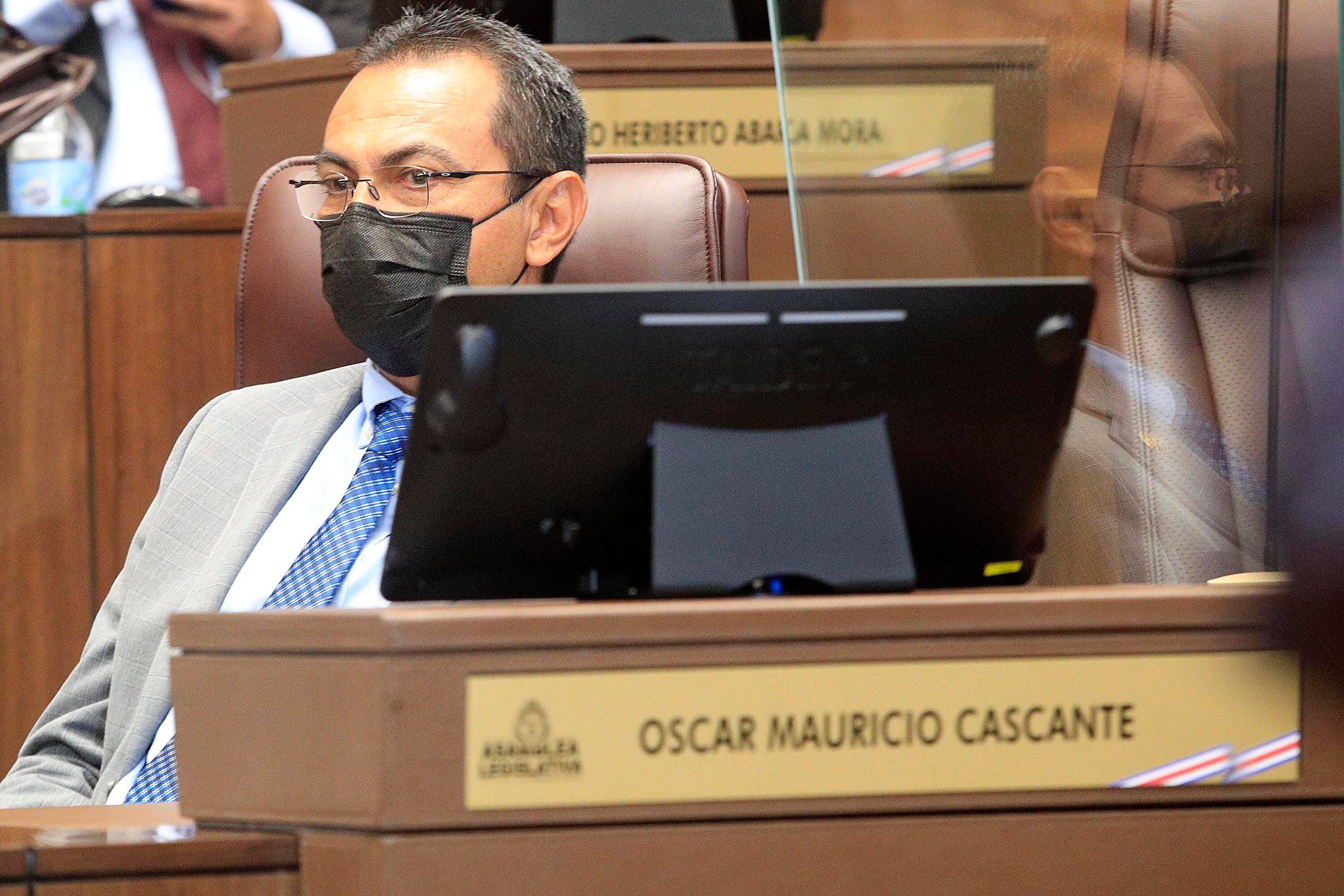 Oscar Cascante Cascante fue diputado por el Partido Unidad Social Cristiana (PUSC) entre 2018 y 2022, y recibió en su despacho a sospechosos de narcotráfico. Foto: Rafael Pacheco Granados