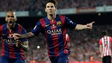 Doblete de Messi y doblete del Barelona