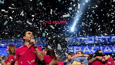 Costa Rica dona ¢712 millones y supera una vez más la meta de Teletón
