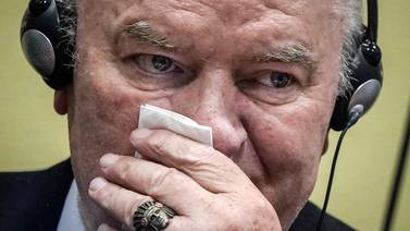 Justicia internacional confirma cadena perpetua para Ratko Mladic, el ‘carnicero de los Balcanes’