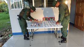 2.000 unidades de pólvora y cuartos de dinamita decomisados en frontera con Nicaragua