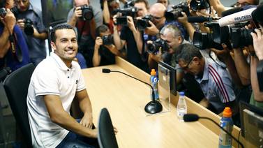 Pedro en su despedida del Barcelona: 'Mourinho me convenció' 