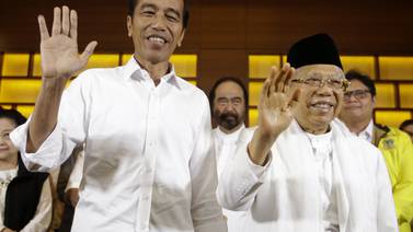 Presidente de Indonesia gana elecciones y logra segundo mandato