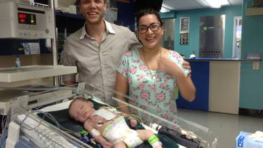 Especialistas del Hospital de Niños operan con éxito a bebé con extraña enfermedad del corazón