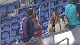 Piqué y Clara Chía: Romántico momento tras despedida del Barça