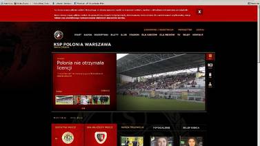 El equipo Varsovia excluido por moroso de la Primera División polaca