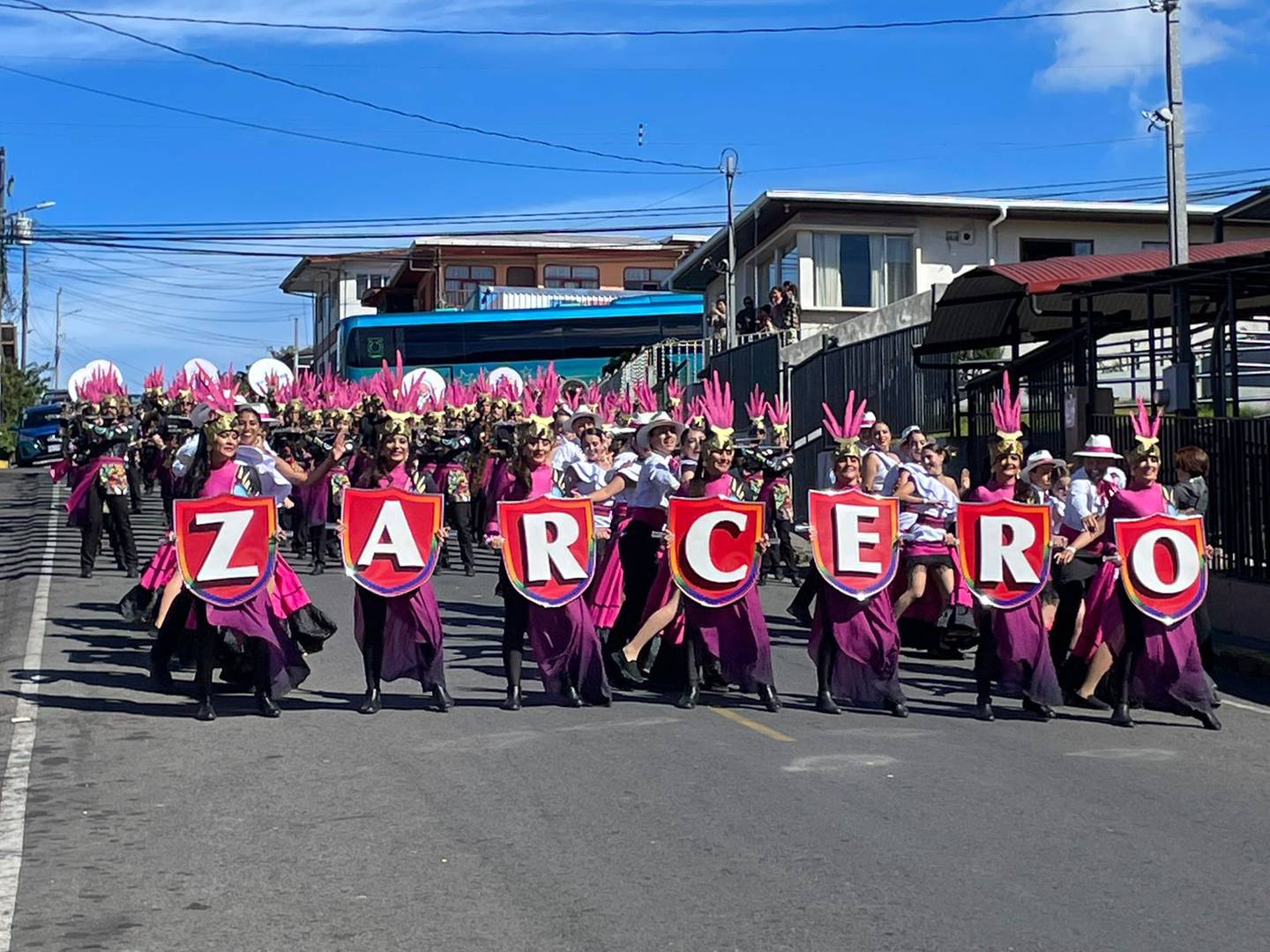 La Banda Municipal de Zarcero recibió un reconocimiento en su pueblo.