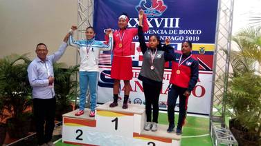 Boxeadora tica Julianna Rodríguez conquistó oro en Dominicana