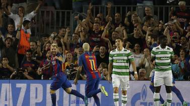 Cristian Gamboa y el Celtic caen 7-0 ante el Barcelona