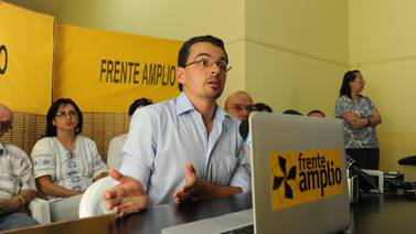 José María Villalta: 'Fallamos en la elección de candidatos a diputados'