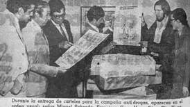 Hoy hace 50 años: Donaron carteles para campaña antidrogas en la UCR