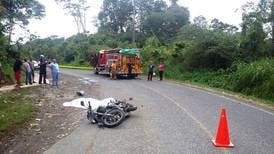 En  10 horas mueren tres  motociclistas en accidentes