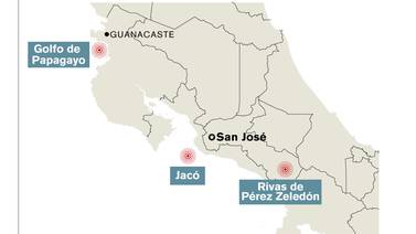 Temblor de 4,2 en Jacó desencadena seguidilla de 13 sismos