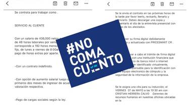 #NoComaCuento: Criminales estafan por correo electrónico con falsas contrataciones en PriceSmart